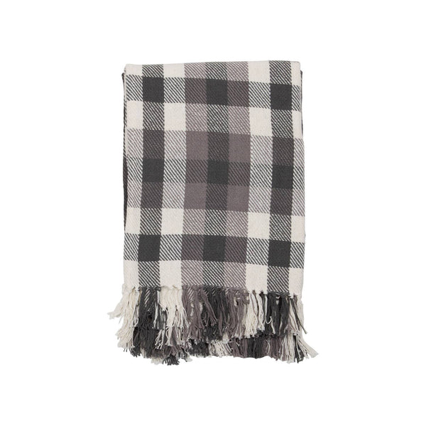 Hand Woven James Throw Gray