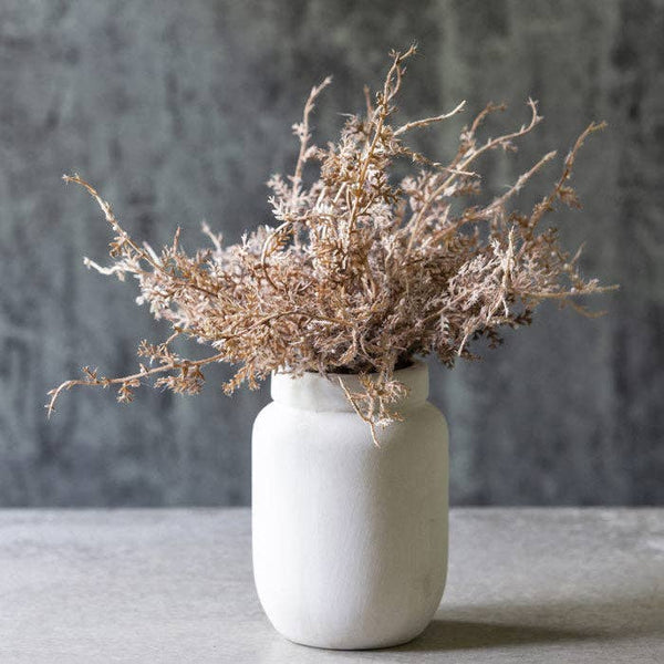 Senecio Cineraria in Pot - Rust - Artificial Plant