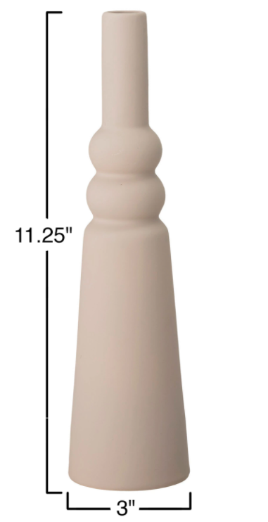 Ivy Tall Stoneware Vase