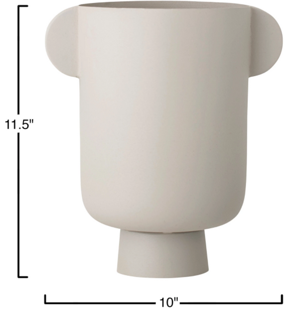 Vera Metal Vase with Handles