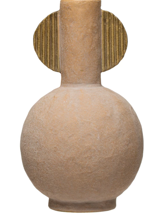 Distressed Stoneware Vase