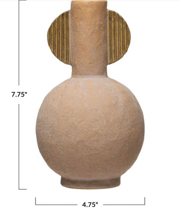 Distressed Stoneware Vase