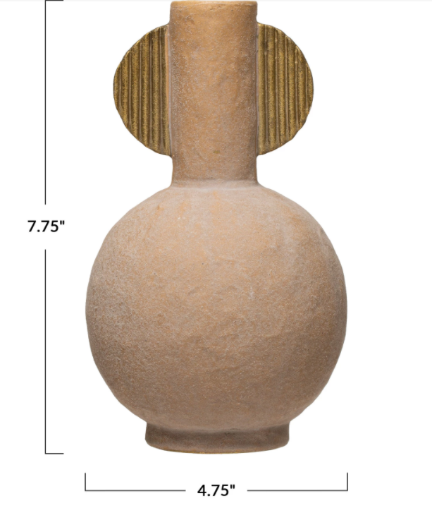 Distressed Stoneware Vase