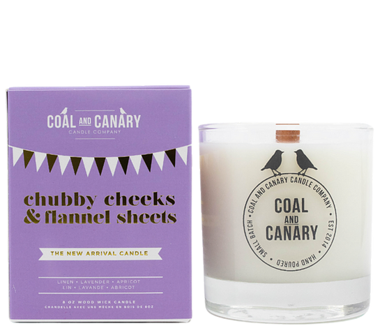 Chubby Cheeks & Flannel Sheets (the new arrival candle)