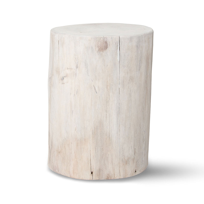 Sailaway Wide 21″ Round Stump – White
